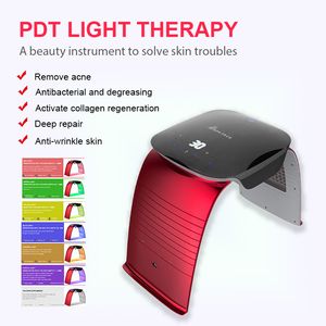 Bärbar PDT LED Light Therapy Skin Carea Facial Whitening Wrinkle Removal Machine