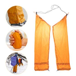 20D Ultralight Hiking Rain-Pants Outdoor Lightweight Portable Waterproof Fishing prevent Insect Snowing Sand Adjustable Pants Y0706