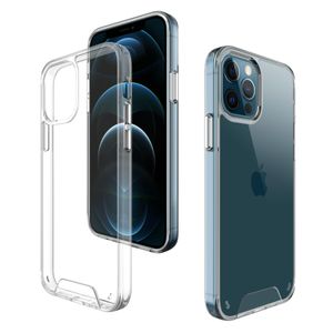 Przezroczyste przestrzeń premium, wytrzymałe obudowy telefoniczne dla iPhone'a 14 13 12 11 Pro Max XR XS 7 8 Plus Samsung S22 S21 Note20 Ultra A33 A53 S21FE TPU PC CHOCKPROOPPROOF CORAT