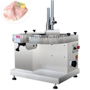 750W restaurant small stainless steel meat cutting machine electric full automatic commercial fresh mini slicer manufacturer 220V