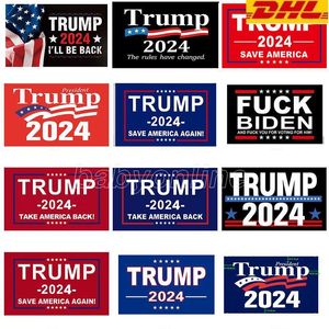 Bandiere Donald Trump 3x5 piedi 2024 Le regole sono cambiate Bandiera 90x150 cm con occhielli Banner decorativo per elezioni patriottiche Spedizione veloce