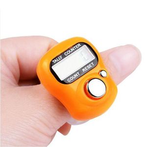 2022 new Mini Hand Hold Band Tally Counter LCD Digital Screen Finger Ring Electronic Head Count Tasbeeh Tasbih