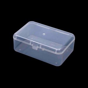 1 ПК Продажа прозрачной пластиковой коробки для хранения Прозрачный квадратный многофункциональный дисплей чехол ювелирные изделия коробки