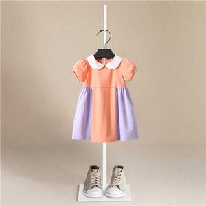 夏の赤ちゃんの女の子の綿のケーキのドレス子供の半袖フローラルメッシュのウェディングドレス子供のための子供の服2から6年Q0716