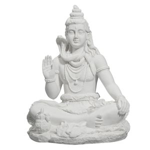 Vilead 20cm Shiva Stiveヒンズー教ガネーシャVishnu Buddha置物の家の装飾室のオフィスの装飾インド宗教風水工芸品211105