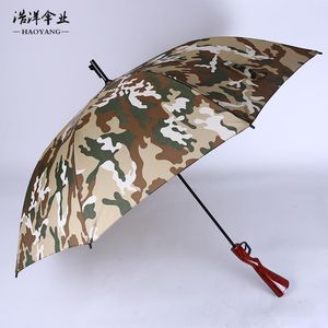 Guarda-chuvas Personalidade masculina Camuflagem criativa 98K Rifle Gun Gun Gulanscrels Sun Students Anti-UV Vibrato Mesmo parágrafo