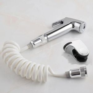 Bath Accessory Set Toilet Bathroom Hand Held Bidet Spray Water Sprayer Shattaf Shower Head Kit