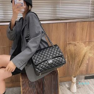 Marca Designer Bolsas 2022 Ombro Bag Messenger Versão coreana de grande capacidade Rhombic Chain Moda All-Match Bags