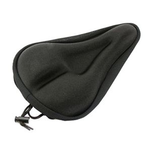 Caso de Bicicleta Cushion Gel acolchoado abrangente selas ajustáveis ​​Tampa para homens conforto feminino, compatível com pelotão, exercício estacionário ou bicicleta de cruzeiro