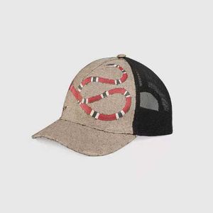 Wholesale best hats resale online - Classic Top Best Quality Snake Tiger Bee Cat Canvas Featuring Men Baseball Cap With Box Dust Bag Fashion Women