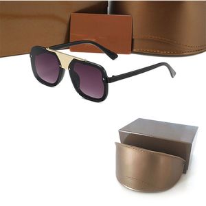 Alta Qualidade Designer Womans Sunglasses 0759 Luxo Homens Sun Óculos de Proteção UV Homens Eyeglass Gradient Metal Dobradiça Moda Mulheres Espetáculos com Caixas Originais