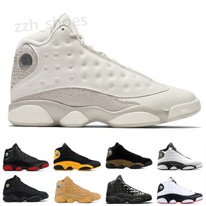 13 13s sapatos de basquete homens mulheres criadas flints cinza ele tem jogo holograma barons melo classe branco esportes retro sneakers pr01