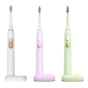 Sonic Electric Toothbrush Upgraded Adult Waterproof Usb Rechargeable 5 Modes Smart 2 min Timer Automatic Oral Brush