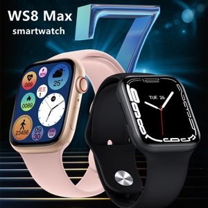 Зарядное Устройство Nfc оптовых-Серия SmartWatch NFC Функция Siri Voice Assistant Беспроводное зарядное устройство ECG Bluetooth Вызов IP68 IWO WS8 Max Smart Watch