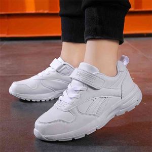 Comfy kids White Sneakers Casual Shoes for Children's Tennis Shoes Flat with Girls Boys Sneakers Sports Running Shoes 210329
