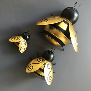 Raumschmuck Metall Bumblebee Anhänger für Home Decoration Kleines Geschenk Kodomo Nein Omocha