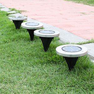 2Pcs Solar Led Light Outdoor Solars Lamp 8led 16led Waterproof Solare Powered Lantern for Pathway Patio Garden Decoration Outdoors Lighting D3.0