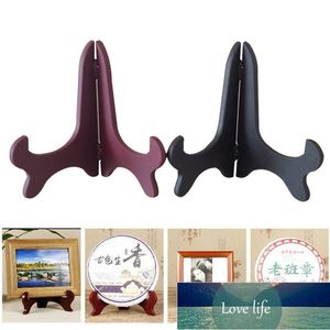 1PC Wooden Display Stand Dish Rack Plate Bowl Frame Photo Picture Book Pedestal Holder Factory price expert design Quality Latest Style Original Status