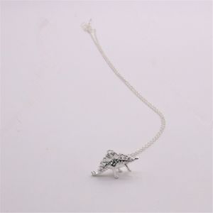 Classic Mini Stegosaurus Pendant Dinosaur Series Of The Late Jurassic Necklace Suitable for Women And Men