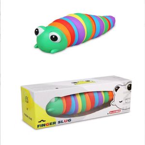 Fidget Toy Slug Articulated Flexible 3D Slug Joints Curled Relieve Stress Anti-Anxiety Sensory Toys For Children Aldult FREE By Epack YT199505