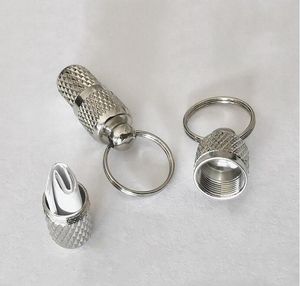 Pet Pingente Anti Perdido Larrão Dog Tag Colar Chaveiro Tags 8 * 21mm Animais de estimação Suprimentos Atacado