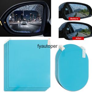 8/2 pcs carro retrovisor espelho filme de chuva impermeável vidro escudo janela anti-àproved