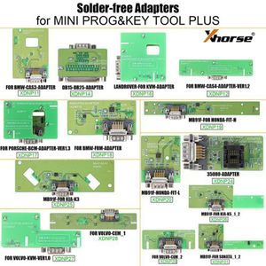 Os adaptadores Xhorse Solder-Free trabalham com o Mini Prog e a Key Tool Plus