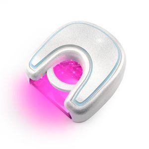 Unhas secadores masilver sem fio sem fio recarregável 48w luz vermelha LED UV profissional manicure lâmpada elétrica