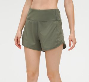 LU LU LEMONS Yoga Hotty Hot Shorts mit 5 Reißverschlusstaschen, leicht, atmungsaktiv, zum Laufen, Sportshorts für Damen, Unterwäsche, Fitnessstudio, Kleidung