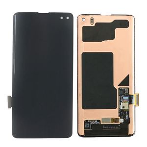 Samsung Galaxy S10 için OEM ekranı Plus LCD G975 Ekran Dokunmatik Paneller Sayısallaştırıcı Montaj AMOLED Çerçeve yok