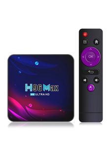 H96 MAX V11アンドロイド11.0テレビボックス4GB 32GB RK3318 2.4G 5GデュアルブランドWiFi BT4.0 4Kセットトップストリームメディアプレーヤー