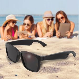 Smart Audio Bluetooth Sunglasses BT5.0 دعم مكالمة هاتفية مجانية الموسيقى اللاسلكية أذن سماعات سماعات الأذن تتحكم