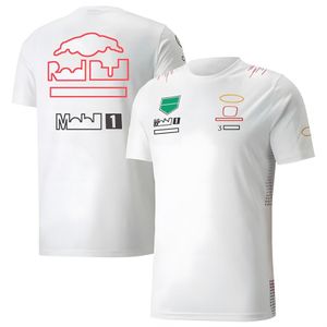 T-shirt maschile 2022 T-shirt Formula 1 Summer F1 Magni da uomo rapido a secco a secco a manica corta Abbigliamento da squadra personalizza