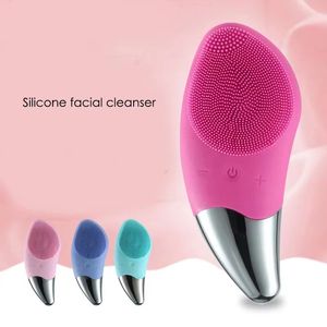 Facial Cleansing Borste Vattentät Sonic Vibrations Face Brush Deep Pore Rengöring Skin Massager Face Cleansing Skin Care Tools