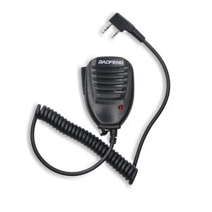 Original UV-82 microfone de mão microfone ptt para walkie talkie BF-888S UV-82 UV-5R UV-5RPro UV-3R mais UV-6R