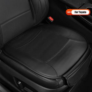 도요타 로고를위한 카시트 쿠션 Camry Avalon Highlander Corolla Ralink Rav4 Auto Parts Comfort Luxury Nappa Leather Seater Cover