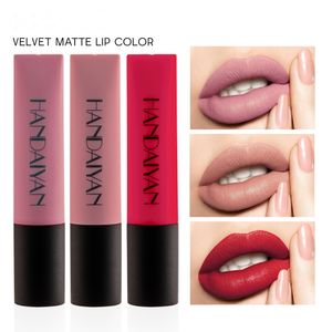 Handiyan Mat Dudak Gloss Velvet Hava Dudakları Sır Sıvı Sıvı Ruj Nemlendiricisi Yapışkan Makyaj Olmayan Lipgloss