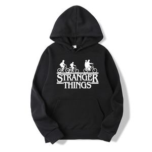 Stranger Things Tryck Dam Herr Luvtröja 2021 Vårvinter Varm Fleece Sweatshirt av hög kvalitet Mode Fitness Hip Hop Streetwear