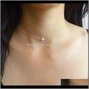 Chokers & Pendants Jewelry Artificial Pearls Choker Necklaces For Women Bohemian Style Initial Necklace Jewelry Wholesale Collares Drop Deliv