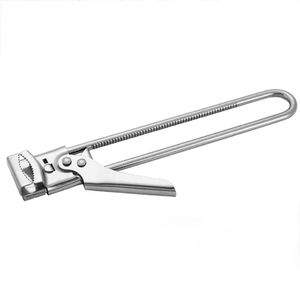 Can Opener Manual Cap Bottle Clip Multi-function Bar Kitchen Accessories Adjustable Stainless Steel 210423