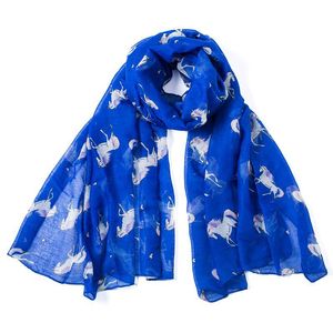 Paris Yarn Lady Scarf Womens Long Lovely horse Print Scarf Shawl Soft Beach Scarves Comfort