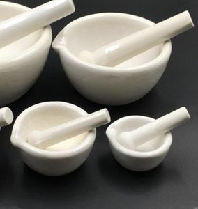 Other Office School Supplies 60mm Porcelain Mortar And Pestle Mixing Grinding Bowl Set sqcqjT sports2010