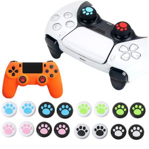 Silicone Thumb Sticks Grips for Play Station 4 PS4  Slim Pro PS5 Controller Caps Cover XBox One X S