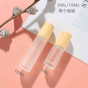Wholesale stainless steel vials for sale - Group buy 30pcs ML Thick Glass Roll On Perfume Bottle Frosted Essential Oil Vials with Stainless Steel Roller Ball and Silver Cap