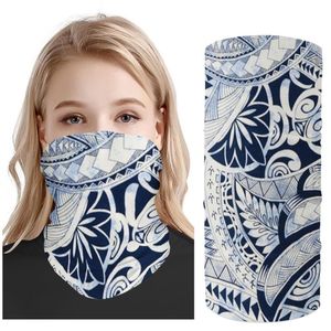 Lenços de lenços polinésia por atacado Lenço de proteção tradicional Mulheres UV Proteção mágica Capa facial de poeira Balaclava Balaclava