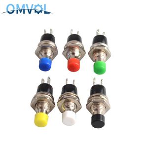 Switch 6pcs NC/NO Normally Open Closed Momentary Self-resetting Push Button Without Lock Reset