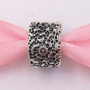 Andy Jewel 925 Sterling Silver Beads Layers Of Lace Clip Fit European Style Brand Bracelets & Necklaces ALE 791758 Gift Jewelry