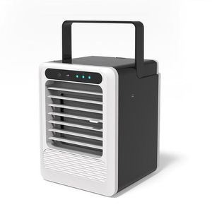 Smart Home Control 7 Light USB Mini Portable Air Conditioner Cooler Fan Desktop Space Personal Cooling For Room