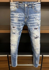Włoska moda Europejska i amerykańska męska dżinsy, High-End Myed, Ręcznie polerowana, Zoptymalizowana jakość LT9107