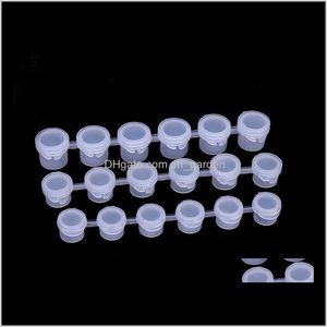 Boxes Packing Office School Business & Industrial Drop Delivery 2021 L / 5Ml 6 Cups/Strip Mini Pots Eco Friendly Plastic Empty Paint Pigment